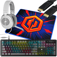 Special Gaming Gear $5 CORSAIR HS55 Gaming Headset, $5 HDMI Cable, Free CORSAIR K70 Gaming Keyboard, Free Mouse Pad