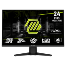 Free 24" MSI MAG 244F 200Hz, Rapid IPS 0.5ms Gaming Monitor*